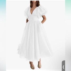 Xijun Puffy Sleeve Dresses for Women XL